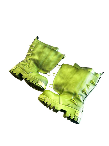 “DREDGE” BOOT (PAINTED GREEN)