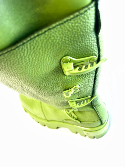 “DREDGE” BOOT (PAINTED GREEN)